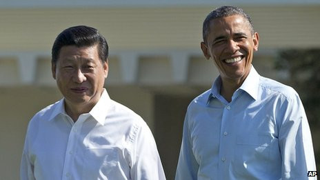 Ông Obama và Tập Cận Bình tại Sunnylands, California Ông Obama và Tập Cận Bình tại Sunnylands, California