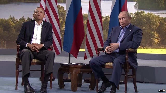 Tổng thống Mỹ Obama và Tổng thống Nga Putin tại hội nghị G8 Tổng thống Mỹ Obama và Tổng thống Nga Putin tại hội nghị G8