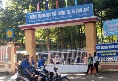 Trường Trung học phổ thông Bình Long. (Ảnh: Đan Quỳnh) Trường Trung học phổ thông Bình Long. (Ảnh: Đan Quỳnh)
