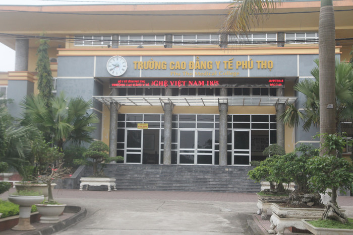 Trường Cao đẳng Y tế Phú Thọ đang triển khai mô hình bệnh viện trong trường học mang lại hiệu quả. (Ảnh: Đỗ Thơm)