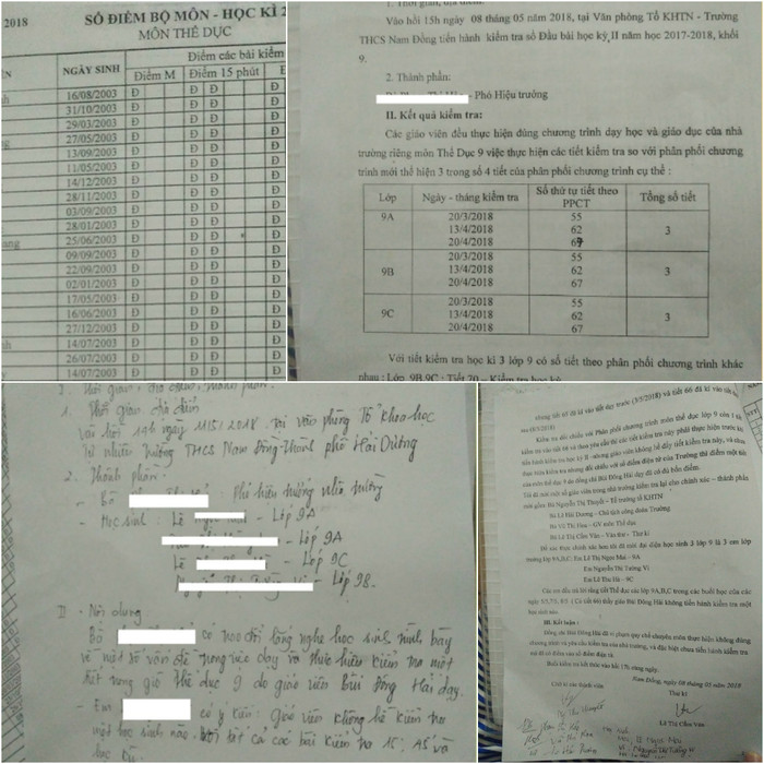 Dù có biên bản thanh tra, biên bản làm việc với học sinh nhưng giáo viên Bùi Đông H. vẫn được đánh giá là Đạt khi kiểm tra. (Ảnh: LC) Dù có biên bản thanh tra, biên bản làm việc với học sinh nhưng giáo viên Bùi Đông H. vẫn được đánh giá là Đạt khi kiểm tra. (Ảnh: LC)