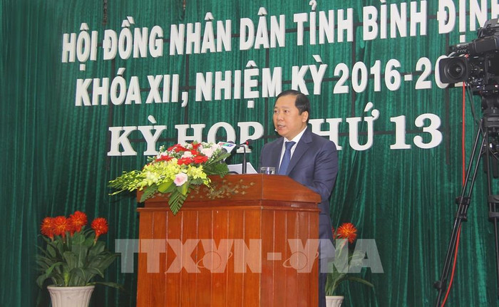 Thủ tướng phê chuẩn ông Nguyễn Phi Long làm Chủ tịch tỉnh Bình Định. Ảnh: TTXVN Thủ tướng phê chuẩn ông Nguyễn Phi Long làm Chủ tịch tỉnh Bình Định. Ảnh: TTXVN
