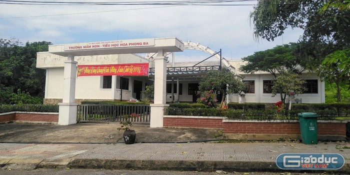 Trường học đã được xây dựng trên đảo Cồn Cỏ. Ảnh: LC Trường học đã được xây dựng trên đảo Cồn Cỏ. Ảnh: LC