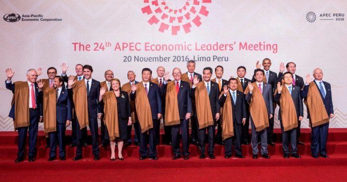 Hội nghị Cấp cao Diễn đàn Hợp tác kinh tế châu Á - Thái Bình Dương (APEC) lần thứ 24 tại thủ đô Lima, Peru. Ảnh BTC