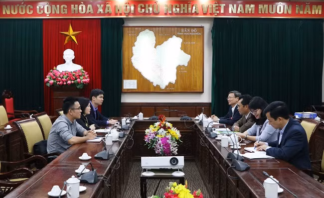 Ngày 28/2/2019, Ban chỉ đạo Chương trình Sữa học đường tỉnh Thái Nguyên họp dưới sự chủ trì của Phó chủ tịch Ủy ban nhân dân tỉnh Trịnh Việt Hùng, ảnh: thainguyen.gov.vn.