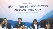 Phó giám đốc Sở Giáo dục và Đào tạo Hà Nội Phạm Xuân Tiến trong cuộc tọa đàm ngày 15/3/2019, ảnh: Báo Kinh tế và Đô thị.