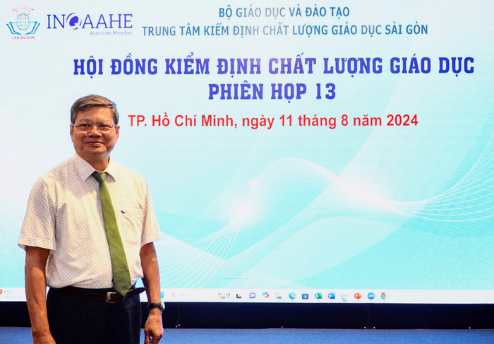 Phó Giáo sư, Tiến sĩ Lê Văn Hảo - Trưởng Bộ phận Học thuật xuất sắc, Trường Đại học Quốc tế Miền Đông. Ảnh: LVH LVH.JPG