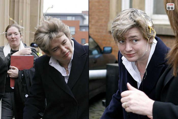 Ruth Kelly, Bộ trưởng Bộ Giáo dục Anh bị ném trứng thối bên ngoài tòa nhà Quốc hội Pháp ngày 6/2/2006 Ruth Kelly, Bộ trưởng Bộ Giáo dục Anh bị ném trứng thối bên ngoài tòa nhà Quốc hội Pháp ngày 6/2/2006