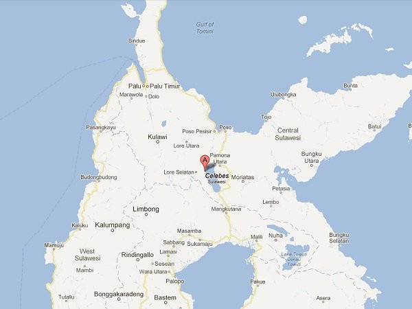 Vị trí xảy ra trận động đất