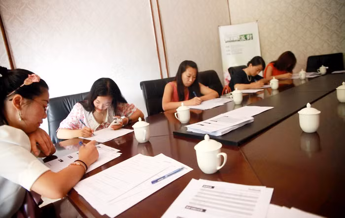 Điền phiếu kiểm tra trắc nghiệm