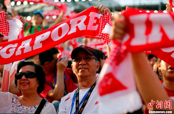Dân Singapore ăn mừng Quốc khánh Dân Singapore ăn mừng Quốc khánh