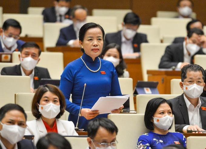 Đại biểu Nguyễn Thị Kim Thúy - Đoàn Thành phố Đà Nẵng đã tranh luận. Ảnh: quochoi.vn Đại biểu Nguyễn Thị Kim Thúy - Đoàn Thành phố Đà Nẵng đã tranh luận. Ảnh: quochoi.vn