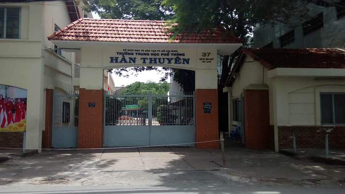 Trường Trung học phổ thông Hàn Thuyên. (Ảnh: H.L)