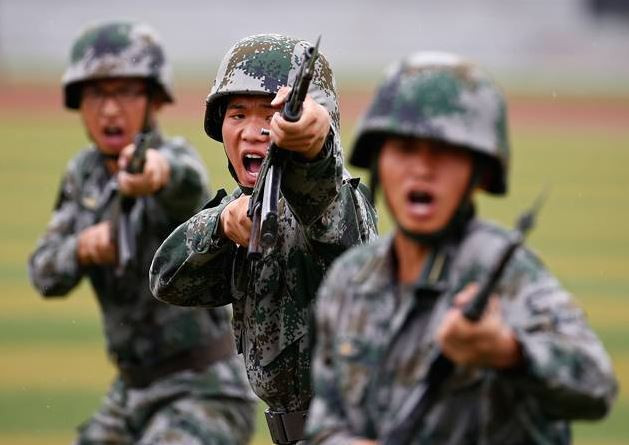 Lính Trung Quốc, hình minh họa. Lính Trung Quốc, hình minh họa.