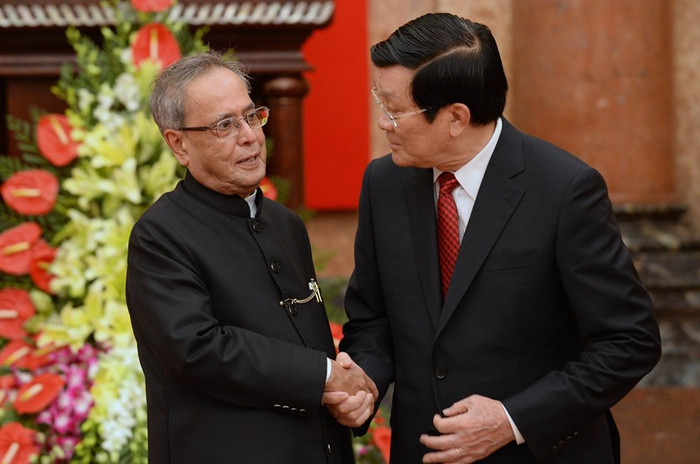 Tổng thống Ấn Độ Pranab Mukherjee và Chủ tịch nước Trương Tấn Sang. Ảnh: Thanhniennews. Tổng thống Ấn Độ Pranab Mukherjee và Chủ tịch nước Trương Tấn Sang. Ảnh: Thanhniennews.