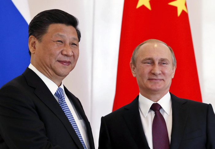 Chủ tịch Trung Quốc Tập Cận Bình và Tổng thống Nga Vladimir Putin, ảnh: Time.com Chủ tịch Trung Quốc Tập Cận Bình và Tổng thống Nga Vladimir Putin, ảnh: Time.com