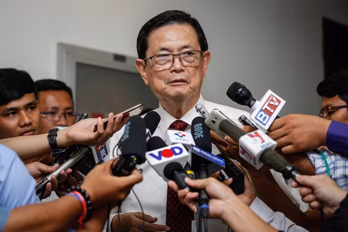 Ông Var Kimhong, Bộ trưởng Cao cấp phụ trách công tác biên giới lãnh thổ Campuchia, ảnh: The Cambodia Daily.