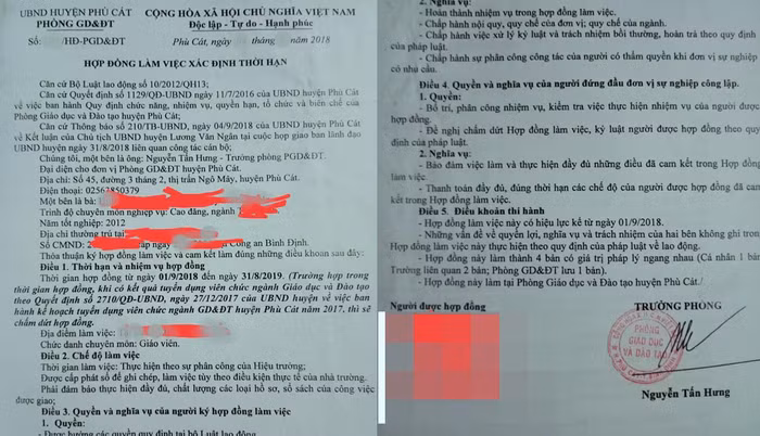 Giáo viên hợp đồng và những điều khoản đầy may rủi