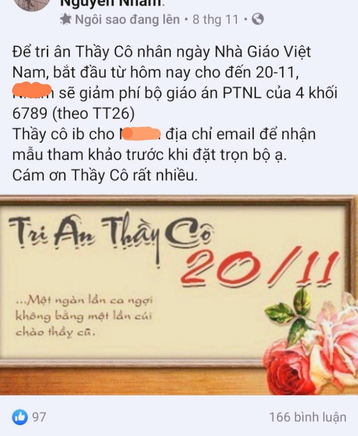 Chạy khuyến mãi nhân mùa 20/11, ảnh chụp màn hình. Chạy khuyến mãi nhân mùa 20/11, ảnh chụp màn hình.