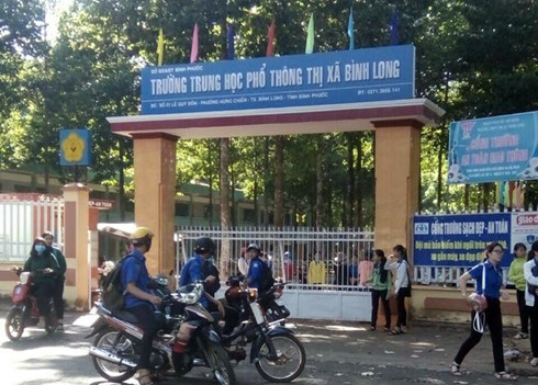 Trường Trung học phổ thông Bình Long. (Ảnh: H.L) Trường Trung học phổ thông Bình Long. (Ảnh: H.L)