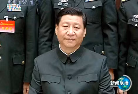 Ông Tập Cận Bình trong vai trò Chủ tịch Quân ủy trung ương Trung Quốc.