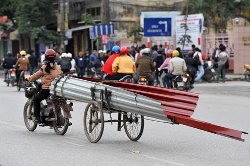 Hình ảnh trên đường Giải Phóng.