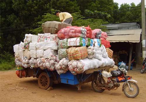 Chuẩn bị lên đường. Ảnh: Phan Gia Hưng.