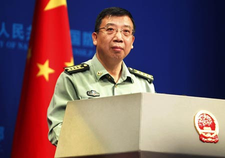 Cảnh Nhạn Sinh, người phát ngôn Bộ Quốc phòng Trung Quốc. Cảnh Nhạn Sinh, người phát ngôn Bộ Quốc phòng Trung Quốc.