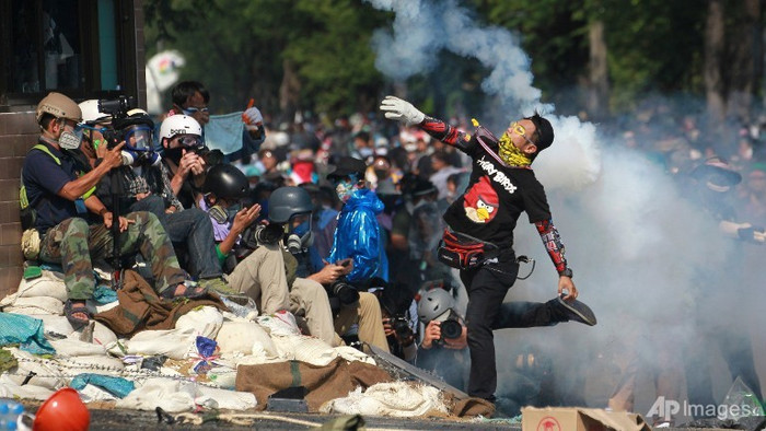 Người biểu tình Thái Lan tập trung về Bangkok. Người biểu tình Thái Lan tập trung về Bangkok.