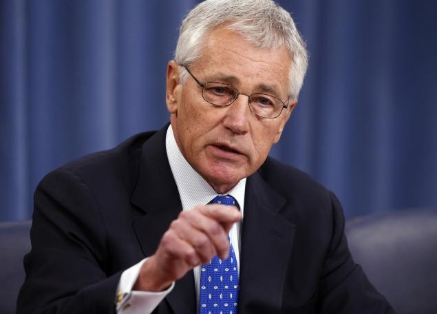 Bộ trưởng Quốc phòng Mỹ Chuck Hagel. Bộ trưởng Quốc phòng Mỹ Chuck Hagel.