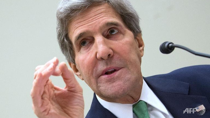 Ngoại trưởng Mỹ John Kerry. Ngoại trưởng Mỹ John Kerry.
