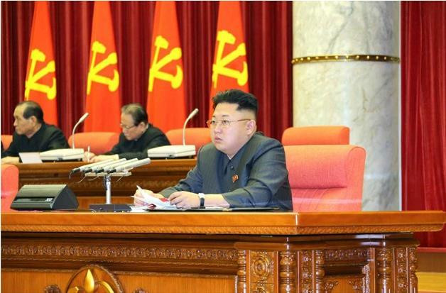 Ông Kim Jong-un chủ trì phiên họp Bộ Chính trị đảng Lao động Triều Tiên mở rộng hôm 8/12 tuyên bố cách mọi chức vụ, khai trừ đảng với Jang Song-thaek.