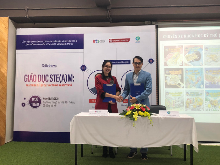 Công ty Xuất bản và dữ liệu ETS ký kết hợp tác cùng Học viện sáng tạo S3. Công ty Xuất bản và dữ liệu ETS ký kết hợp tác cùng Học viện sáng tạo S3.