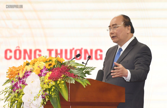 Thủ tướng phát biểu tại Hội nghị. Ảnh: VGP Thủ tướng phát biểu tại Hội nghị. Ảnh: VGP