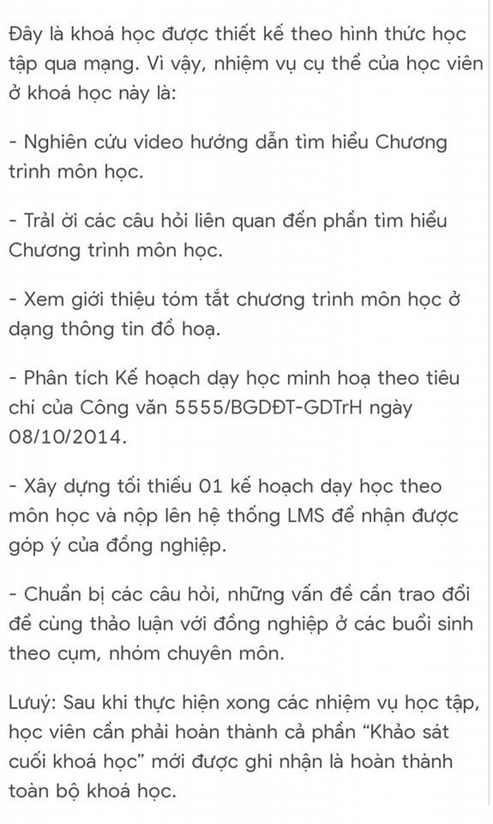 Việc tập huấn trực tuyến có rất nhiều các phần việc (Ảnh chụp từ màn hình) Việc tập huấn trực tuyến có rất nhiều các phần việc (Ảnh chụp từ màn hình)