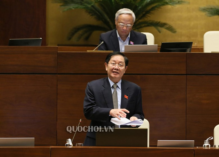 Bộ trưởng Bộ Nội vụ Lê Vĩnh Tân. Ảnh: Quochoi.vn Bộ trưởng Bộ Nội vụ Lê Vĩnh Tân. Ảnh: Quochoi.vn
