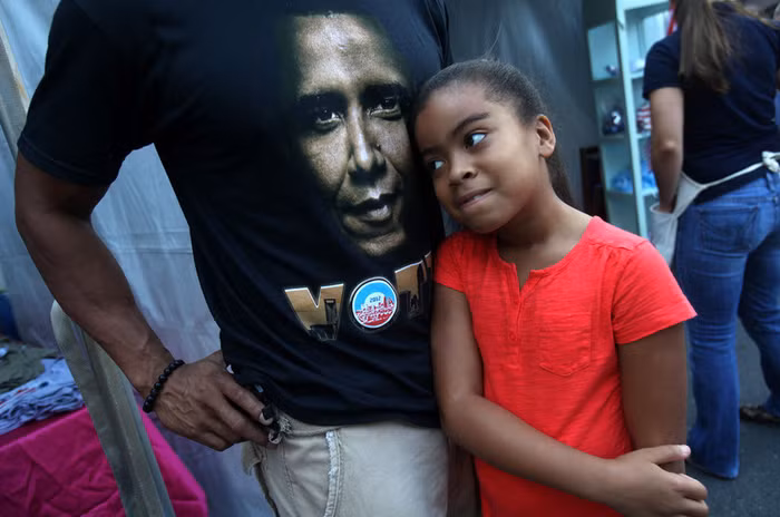 Đại hội đảng Dân chủ ở Mỹ đề cử ông Obama tái tranh cử Tổng thống, không khí bên ngoài tòa nhà diễn ra hội nghị