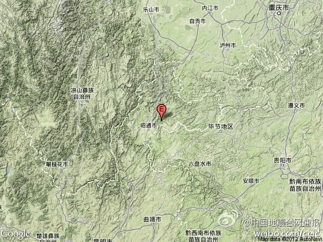 Vị trí xảy ra động đất Vị trí xảy ra động đất