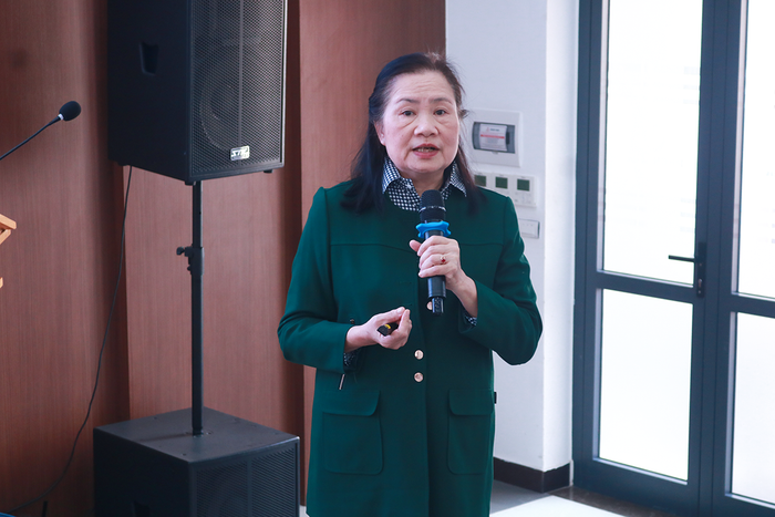 Bà Nguyễn Bích Lưu - Phó Chủ tịch Hội Điều dưỡng Việt Nam, Chủ tịch Chi hội Giáo viên Điều dưỡng Việt Nam. Ảnh: BS