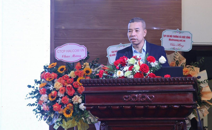 Ông Hoàng Văn Tâm – Vụ Tiết kiệm năng lượng và Phát triển bền vững – Bộ Công Thương phát biểu tham luận tại Diễn đàn