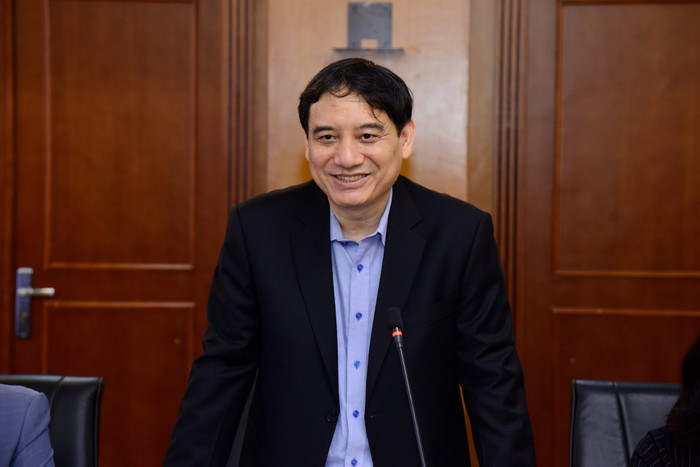 Ông Nguyễn Đắc Vinh - Ủy viên Trung ương Đảng, Chủ nhiệm Ủy ban Văn hóa, Giáo dục của Quốc hội đánh giá cao những nỗ lực của Viện Hàn lâm trong việc đào tạo nhân lực chất lượng cao ngành khoa học, công nghệ cho đất nước. Ảnh: TL Ông Nguyễn Đắc Vinh - Ủy viên Trung ương Đảng, Chủ nhiệm Ủy ban Văn hóa, Giáo dục của Quốc hội đánh giá cao những nỗ lực của Viện Hàn lâm trong việc đào tạo nhân lực chất lượng cao ngành khoa học, công nghệ cho đất nước. Ảnh: TL