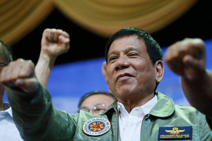 Tổng thống Rodrigo Duterte, ảnh: WSJ. Tổng thống Rodrigo Duterte, ảnh: WSJ.