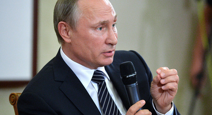 Tổng thống Nga Vladimir Putin trong buổi họp báo tại Hàng Châu, Trung Quốc. Ảnh: Sputnik News. Tổng thống Nga Vladimir Putin trong buổi họp báo tại Hàng Châu, Trung Quốc. Ảnh: Sputnik News.