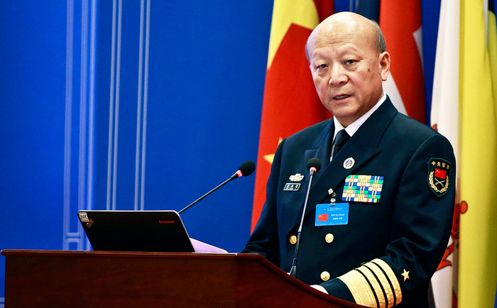 Ngô Thắng Lợi, Tư lệnh Hải quân Trung Quốc. Ảnh: SCMP.