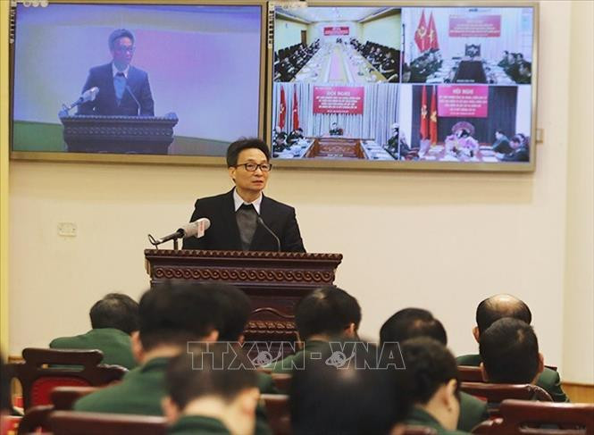 Phó Thủ tướng Vũ Đức Đam phát biểu. Ảnh: TTXVN Phó Thủ tướng Vũ Đức Đam phát biểu. Ảnh: TTXVN