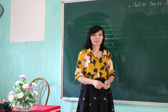 Cô Hà Thị Thanh Nho đã có 25 năm gắn bó với bộ môn Giáo dục Công dân. Ảnh: Đỗ Thơm Cô Hà Thị Thanh Nho đã có 25 năm gắn bó với bộ môn Giáo dục Công dân. Ảnh: Đỗ Thơm