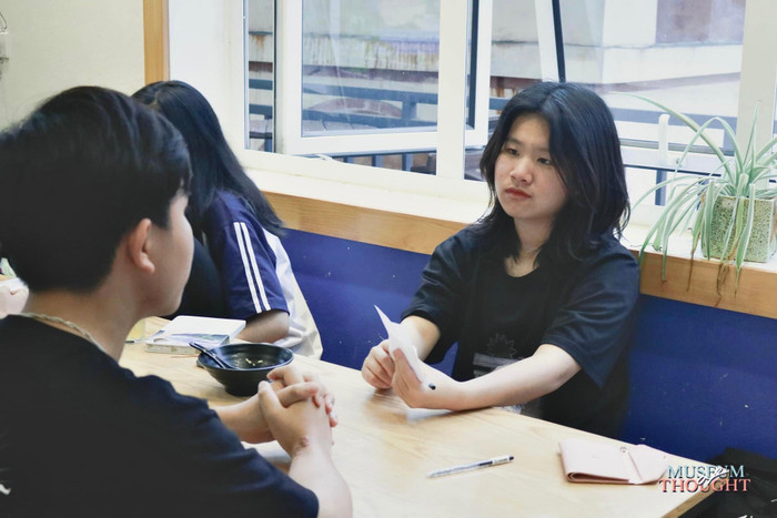 Nguyễn Lê Vy Thảo khi tham gia một hoạt động ngoại khóa. Ảnh: NVCC