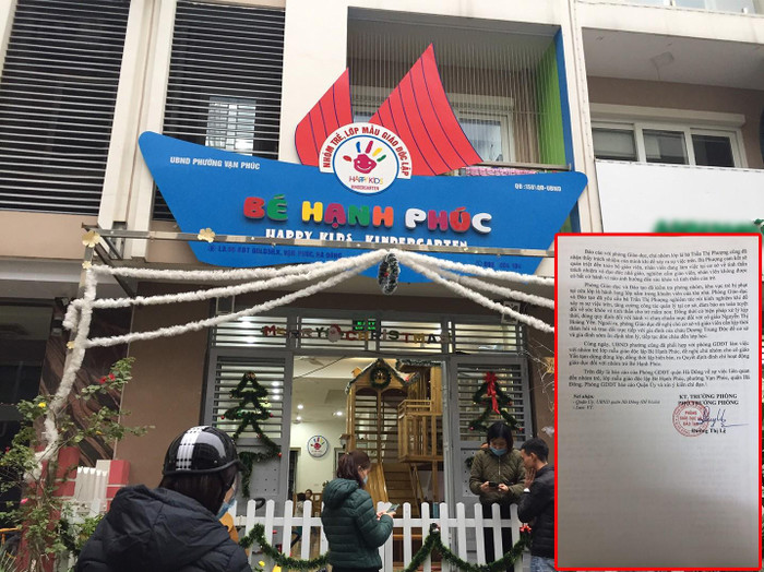 Nhóm trẻ mầm non Happy Kids, nơi xảy ra vụ việc cô giáo xốc nách trẻ và phạt đứng ngoài cửa giữa trời Hà Nội rẻ buốt. Ảnh: Đình Hùng Nhóm trẻ mầm non Happy Kids, nơi xảy ra vụ việc cô giáo xốc nách trẻ và phạt đứng ngoài cửa giữa trời Hà Nội rẻ buốt. Ảnh: Đình Hùng