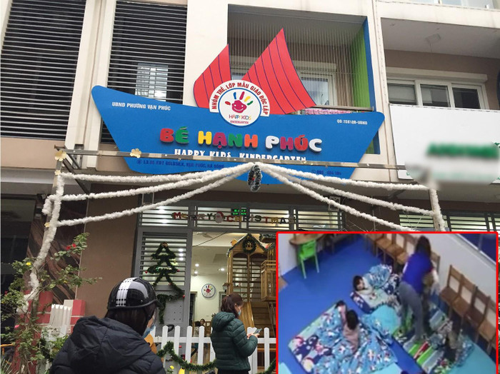 Trường mầm non Happy Kids nơi xảy ra vụ việc. Ảnh: Đình Hùng Trường mầm non Happy Kids nơi xảy ra vụ việc. Ảnh: Đình Hùng