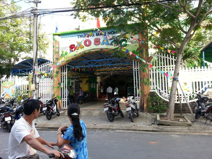 Trường mầm non Sao Sáng. Ảnh Thùy Linh